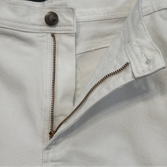Lee Classic Fit White Capri Jeans At The Waist - Women’s 16 - Picture 3 of 5